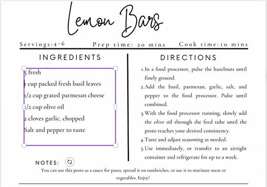 Farmhouse Recipe Card Template: Minimalist DIY Design (digital Download) - Etsy