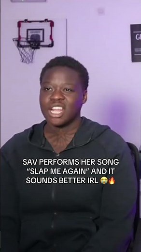 Sav Performs Her Song Slap Me Again 😭🔥