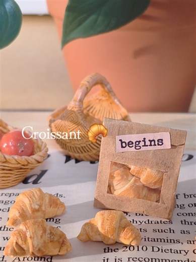DIY Clay Croissant Craft Tutorial