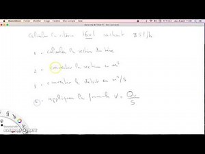 Tube Débit Section Vitesse