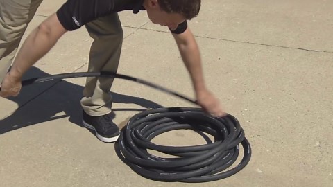 Continental Premium 5/8 in. Dia x 50 ft. Commercial Grade Rubber Black Water Hose 20258074