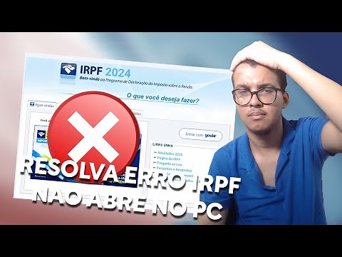 Programa do IRPF 2025 Não Abre no PC - Veja Solução