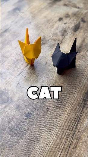 EASY ORIGAMI CAT TUTORIAL | HOW TO MAKE ORIGAMI CAT STEP BY STEP EASY FOLDING FOR BEGINNERS