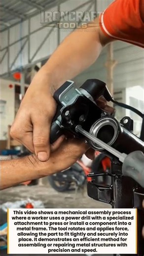 Power Drill Press Fit Tool Fast Assembly #tools #mechanic #DIY