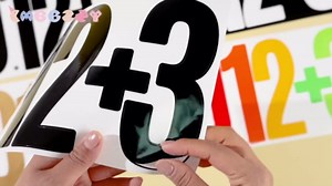 9 Sheets Large 6 Inch Number Stickers 0-9 Numbers, Self Adhesive and Waterproof Number Sticker for Bins, Mailbox, House Numbers - Black