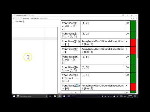 Coding Bat Solutions - Arrays 1 - frontPiece