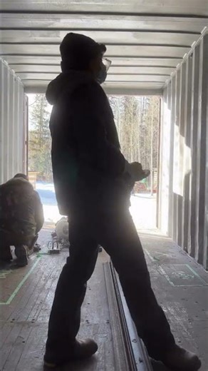 So the next step was figuring out how to protect this existing shipping container.