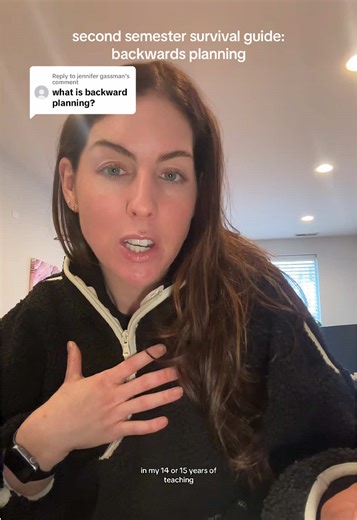 Maximize Learning with Backward Planning for Teachers