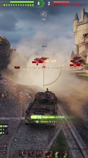 ISU-152 can't stop him in the city 4k Dmg wot #wot #worldoftanks