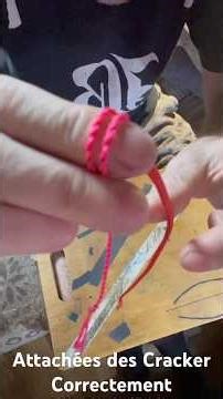 Attachée Cracker (Bullwhip) FRENCH #bullwhip #howto #knot #cracker #whip #tutorial #diy #doubleknot