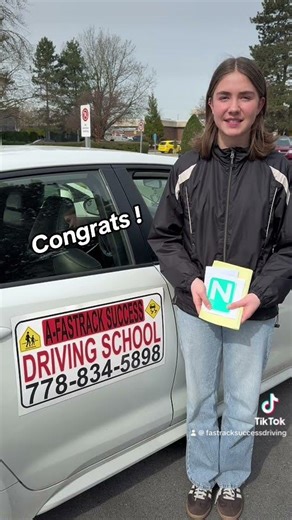 Fastrack helped me in achieving my goal of passing ICBC Road test 1st try#passed #roadtest#car#test