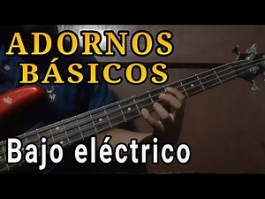 ADORNOS para principiantes en BAJO Eléctrico