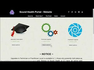 Sound Health Portal - Join & Subscribe