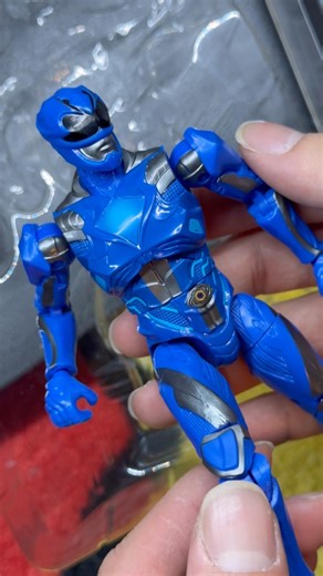 2017 Movie BLUE RANGER! #powerrangers #powerrangersmovie #rjcyler #actionfigures #toys #blueranger