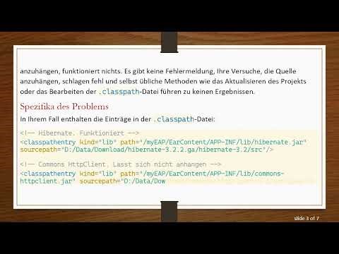 Lösen von Source Attachment-Problemen in Eclipse