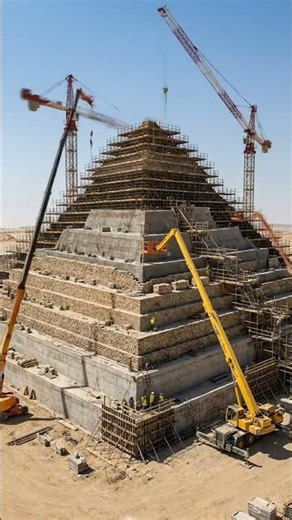 Empty Desert → Pyramid City 😳 Mega Metropolis Timelapse #pyramidcity #megabuilds #futurecity #home