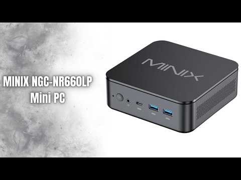 MINIX NGC-NR660LP Mini PC Ryzen 5 6600H 16GB LPDDR5 512GB SSD Windows 11 Pro 4K