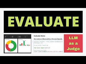 Evaluate | Model Evaluation & Testing Platform | LLM as a judge | Python SDK