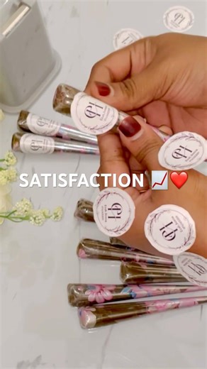 LOGO STICKER 📈💎❤️#trending #henna #organichenna #shorts #logosticker|ezah_henna|🤍❤️🤎💚