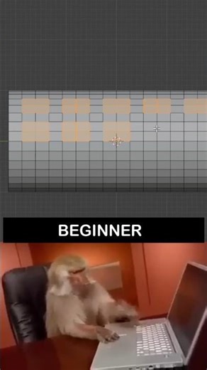 Beginner vs Pro in Blender — Can you spot the difference? 👀⚙️ #shorts