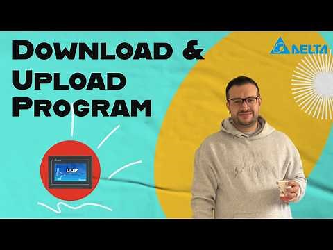 04- How to Download & Upload Program from Delta HMI