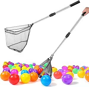 Ball Pit Balls Pick Up Shovel, Plastic Ball Pickup, Play Balls Picker, Ball Collector for Toddlers Balls/ Kids Balls/ Playpen Balls/ Pets Balls/Dog Balls, Portable Pool Balls Pickup Retriever Scooper