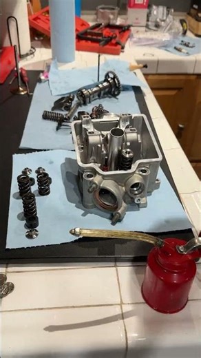 2014 Honda CRF250R Kibble White Stainless Steel Valves! #honda #dirtbike #engine #rebuild