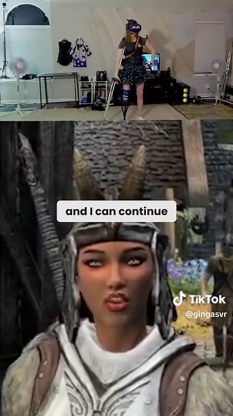 Replying to @repost central 🍉🍉 vr peg leg #legs #vr #future #tech #gaming