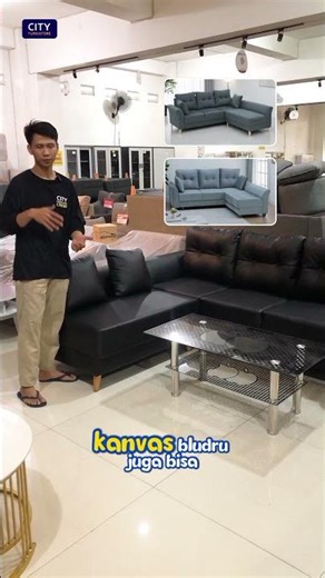 Sofa L Messi Gratis Meja Tamu City Furnistore Pusat Mebel Furniture Malang