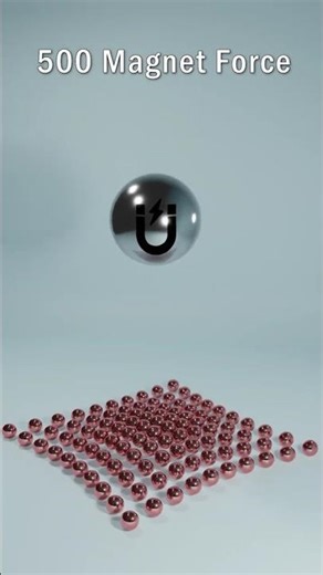 Magnet CG Simulation in Blender #physics