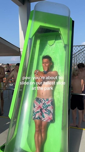 Challenge Yourself on the Tallest Water Slide!