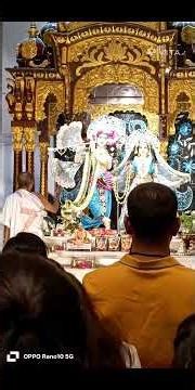 Iskcon temple Hyd Aarti and bhajan