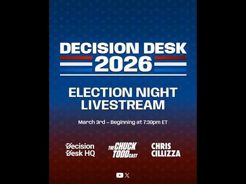 Decision Desk 2026 - Election Night Livestream