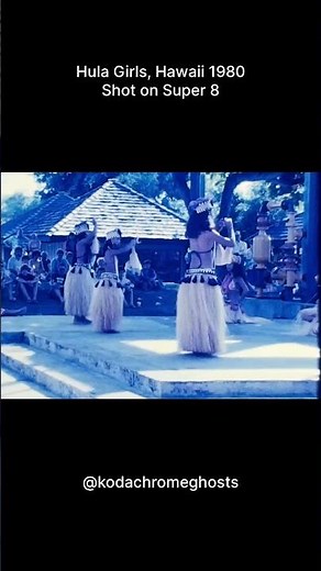 Hula Girl in Hawaii 1980 - Vintage Super 8 Home Movie