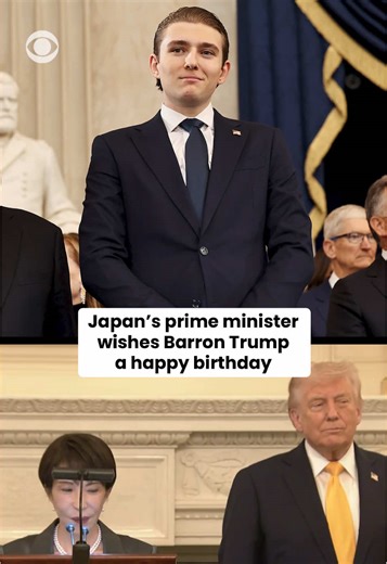 Japan PM Wishes Barron Trump Happy Birthday