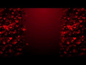 Dark Red Hear Romantic Motion graphics Video Background || Text Holder || love ,wedding graphics