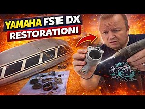 Complete Fuel Tank & Brake Strip on Yamaha FS1E DX Restoration