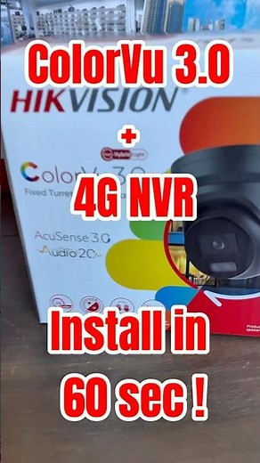Hikvision ColorVu 3.0 + 4G NVR The Ultimate Wireless Setup #hikvision #hiktechstars