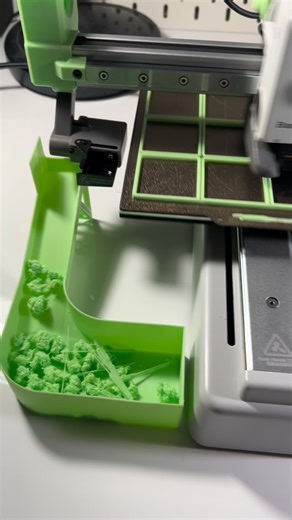 aLustyCrustacean on Instagram: "Did you know the A1 Mini Poops? If you’re new to the A1 Mini or multi-material 3D printing, that little pile of filament waste can be a surprise. In this video, I break down what the A1 Mini’s purge process is, why it happens, and how I dealt with the mess it creates. Instead of letting filament scraps pile up around the printer, I designed and printed a simple solution to keep everything clean and contained. This is a great example of how 3D printing solves its o