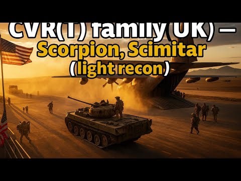 CVR(T) family (UK) — Scorpion, Scimitar (light recon