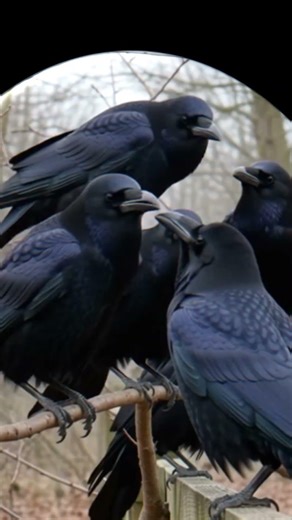 hey Never Forget a Face: The Scary Intelligence of Crows 🧠#Animals #Nature #Wildlife #Facts #Amazing
