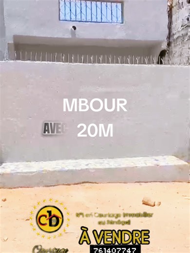 Villa 225m² à vendre à Mbour Diamegueune — 20 000 000 Fcfa