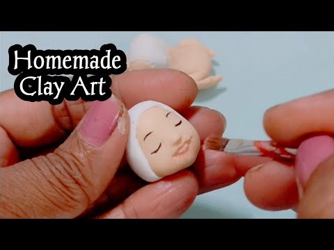How to make Clay baby 🍼 step by step tutorial Cute things to make with homemade clay