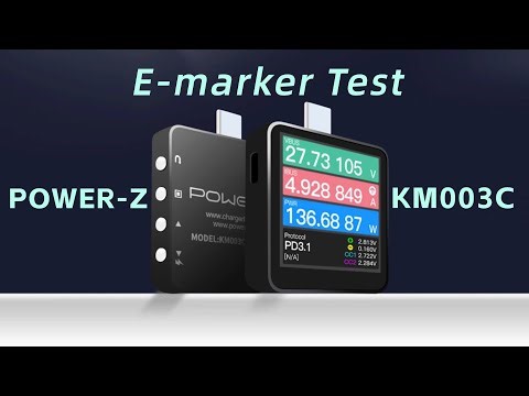 ChargerLAB POWER-Z KM003C User Guide: 5. E-marker Test
