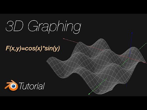 [2.91] Blender Tutorial: How to Render 2D and 3D Functions in Blender