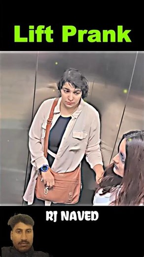 Cute Girl Fear😱 Ghost Lady Enter In Lift Prank Gone Wrong Don't Miss #shorts
