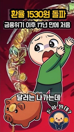 Exchange Rate Surpasses 1,530 Won! First Crisis in 17 Years Since the Financial Crisis | Easy Eco...