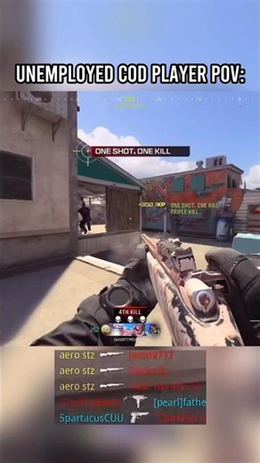 unemployed cod player pov 🤭