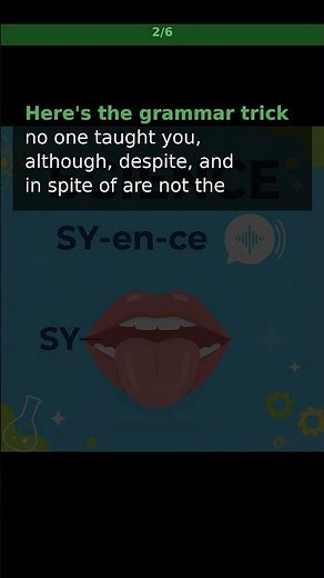 MASTER Grammar: ALTHOUGH DESPITE IN SPITE OF