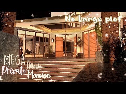 Bloxburg | FULL TOUR | MEGA Hillside Private Mansion | NO-LARGE Plot | PART 2 | Le Yuii